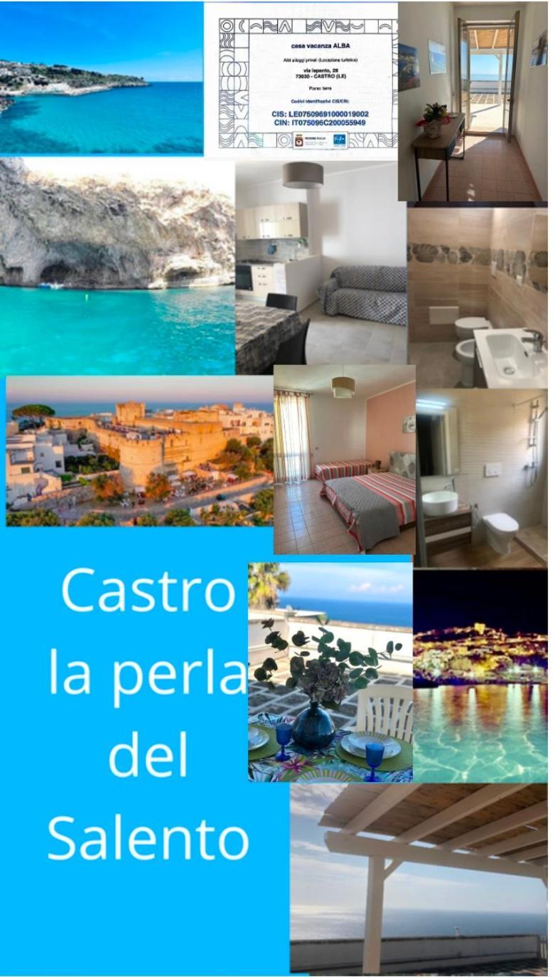 Villa Casa Alba Castro Salento Esterno foto